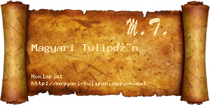 Magyari Tulipán névjegykártya